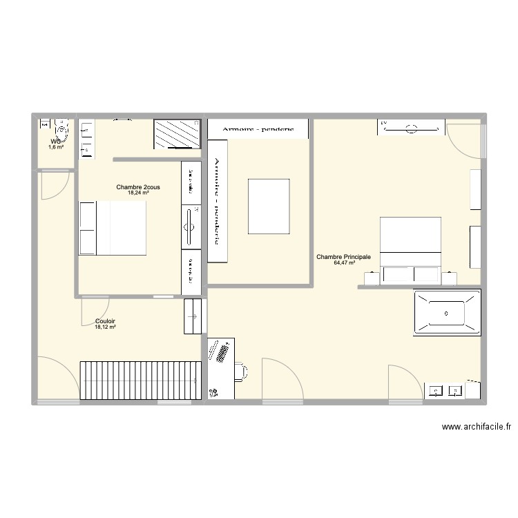 Rez-de-chaussée . Plan de 0 pièce et 0 m2