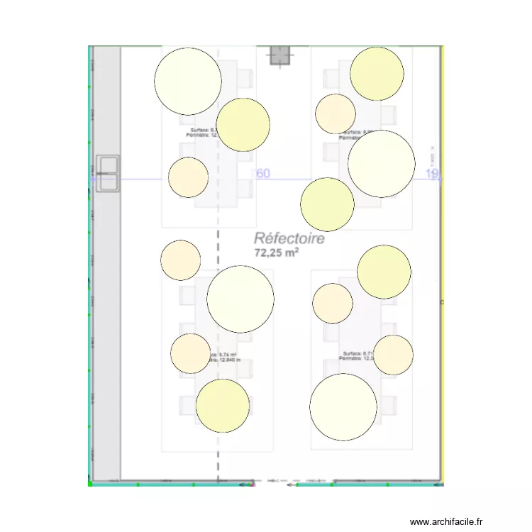 SOCABI - MONS REFECTOIRE V. Plan de 