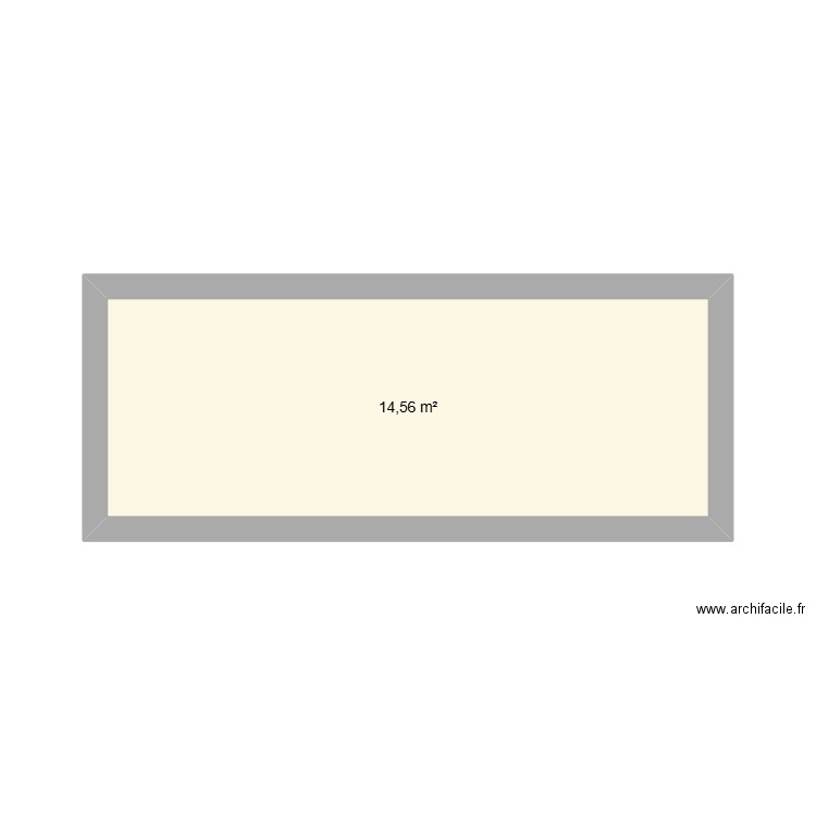 magasin pédagogique. Plan de 1 pièce et 15 m2