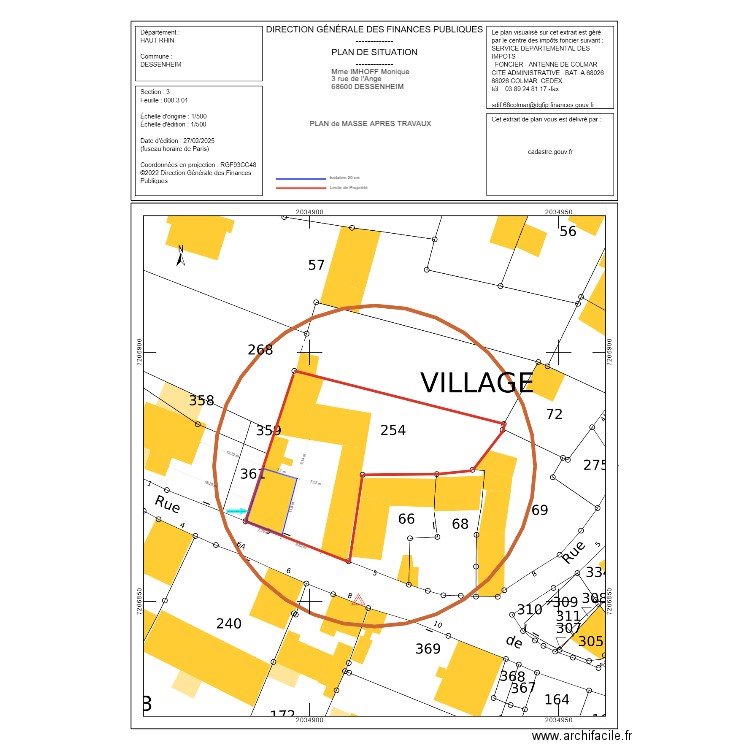 IMHOFF MONIQUE FUTUR. Plan de 0 pièce et 0 m2