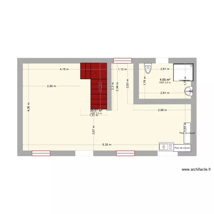 plan_renov_maison_RDC_260827. Plan de 2 et 35 m² plan_renov_maison_RDC_260827. Plan de 2 et 35 m²