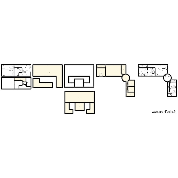 coloc. Plan de 37 pièces et 1327 m2