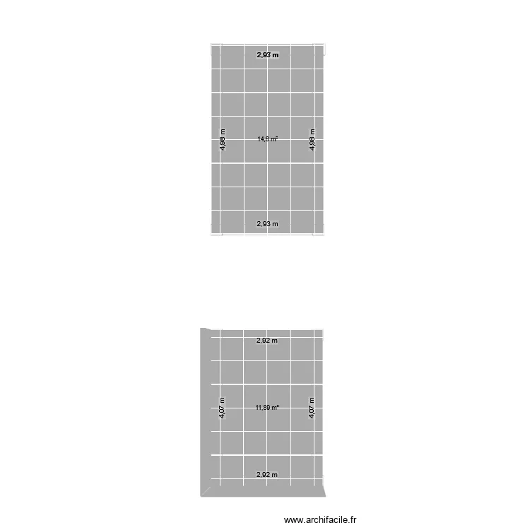 Doro. Plan de 2  et 26 m²