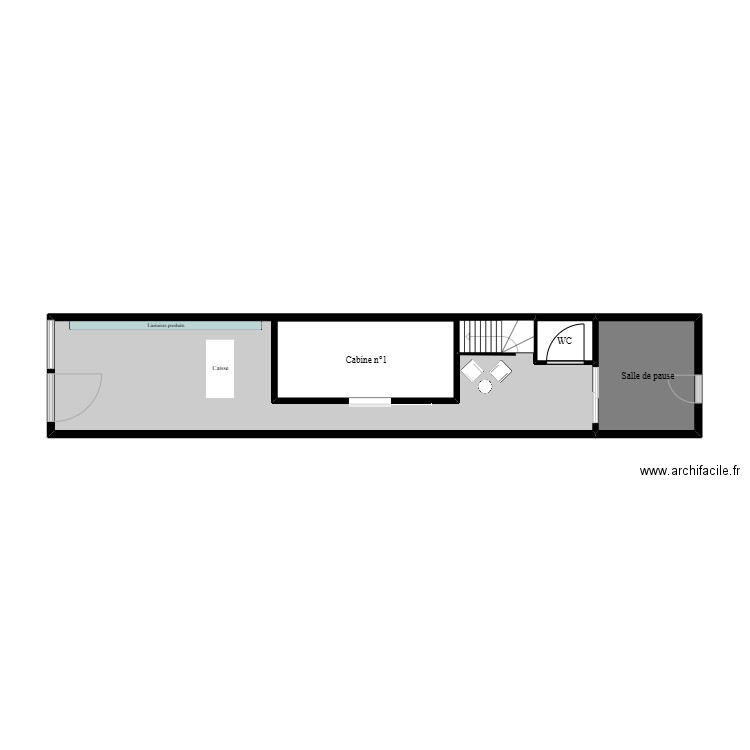 institut harmony 2. Plan de 4 pièces et 32 m2
