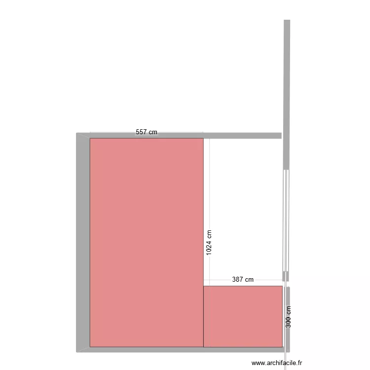 PLACARD CHAMBRE VIOLET v2. Plan de 