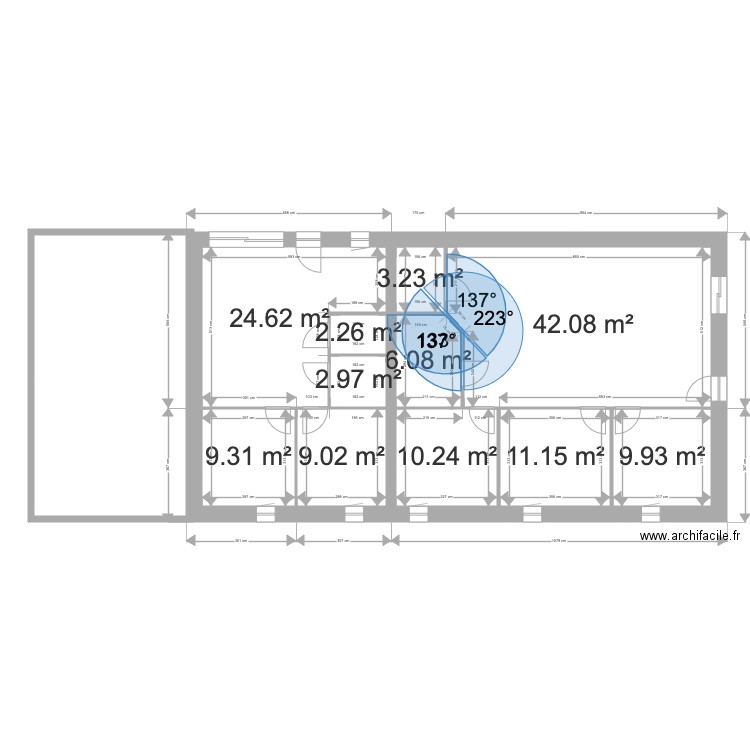 FINAL. Plan de 11 pièces et 131 m2