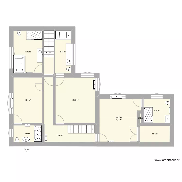 Niveau 1 projet R. Plan de Niveau 1 projet R. Plan de