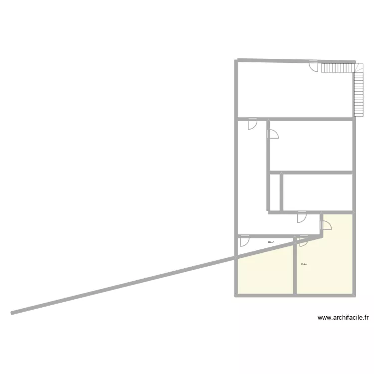 APARTE 2. Plan de 2 et 5 m² APARTE 2. Plan de 2 et 5 m²
