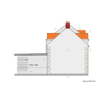 plan façade ouest projetée + local technique planche 20cm