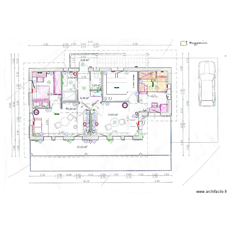 UH1 - R+1. Plan de 0 pièce et 0 m2