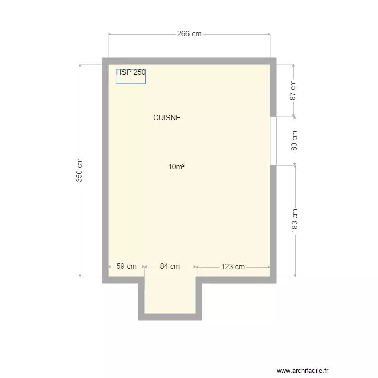 VIE (cuisine). Plan de 