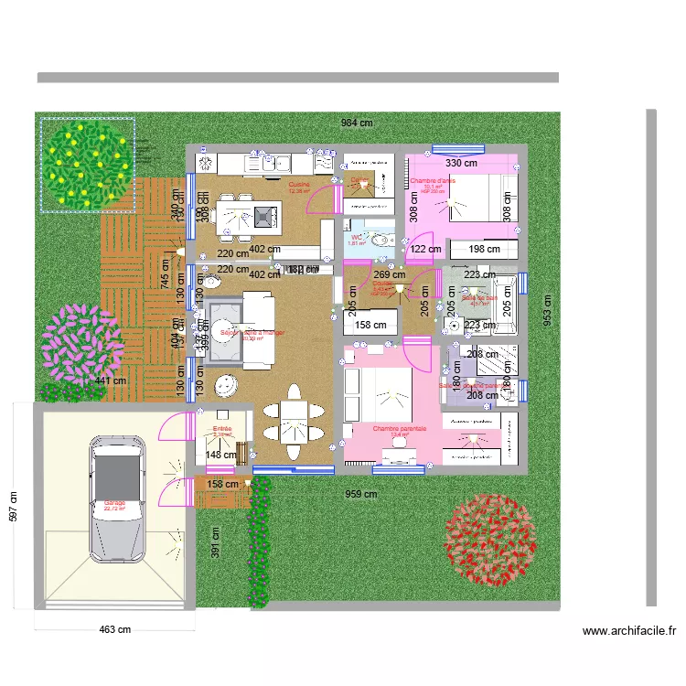 maison 3 pièces 76 m2 - maison idéale. Plan de maison 3 pièces 76 m2 - maison idéale. Plan de