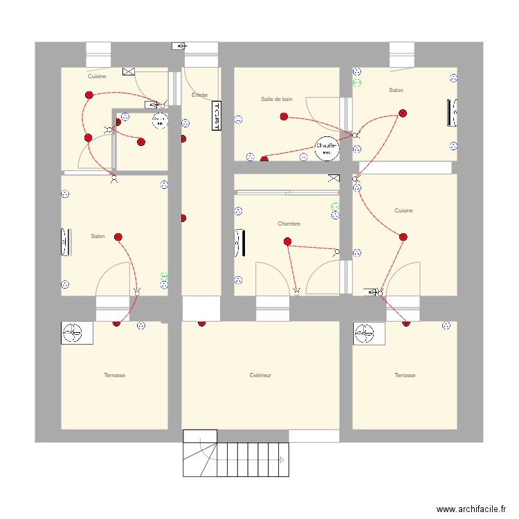 eeckout rdc. Plan de 0 pièce et 0 m2