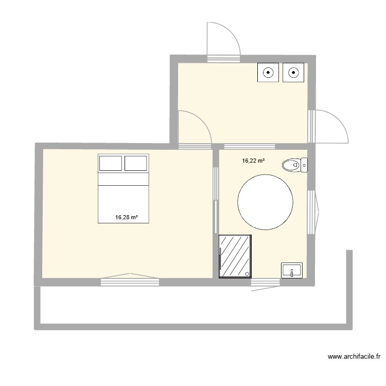 p3 ext. Plan de 0 pièce et 0 m2