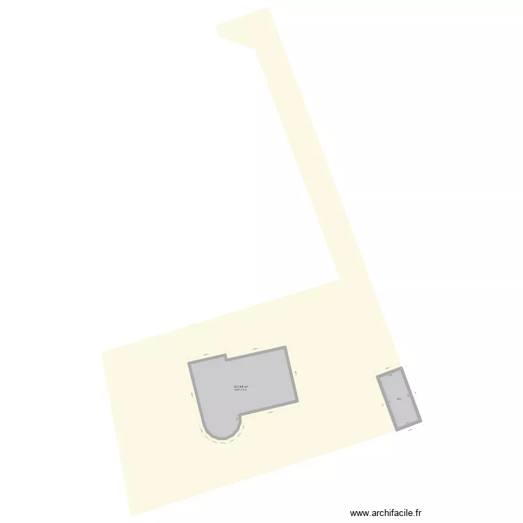 PLAN MASSE GARAGE. Plan de 3 et 181 m² PLAN MASSE GARAGE. Plan de 3 et 181 m²