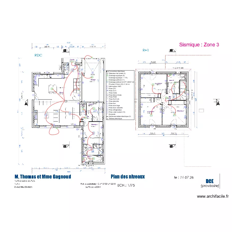 IMPLANT THOMAS GAGNOUD. Plan de IMPLANT THOMAS GAGNOUD. Plan de