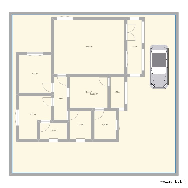 appartement1. Plan de 11 pièces et 312 m2