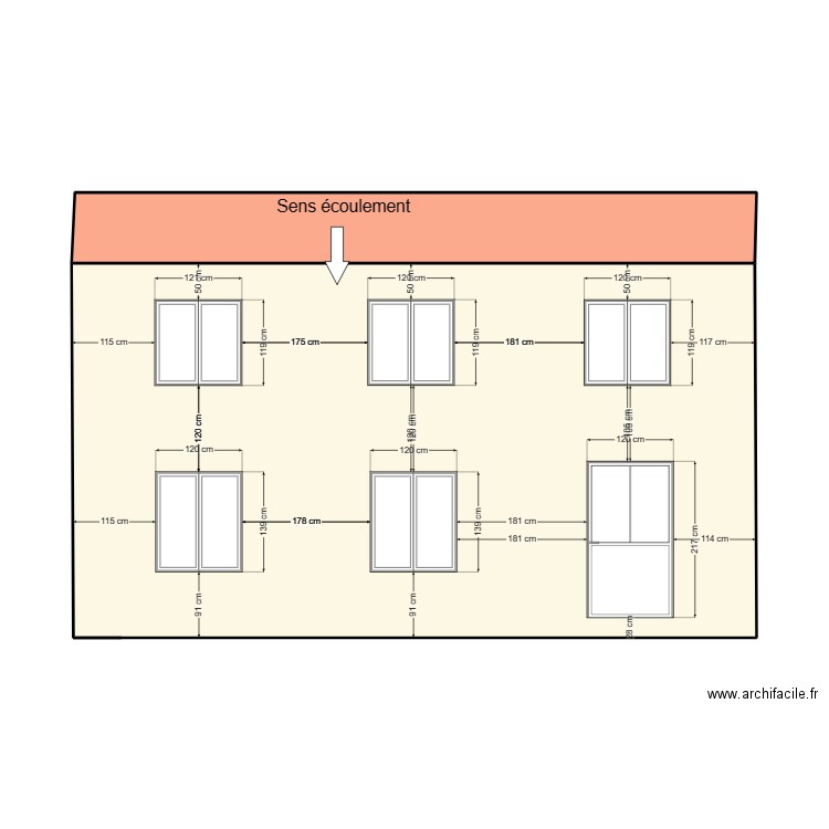 Golbey Façade Sud . Plan de 0 pièce et 0 m2