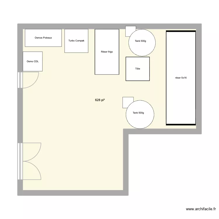 vers9sept. Plan de 1 Pièce et 58 m²