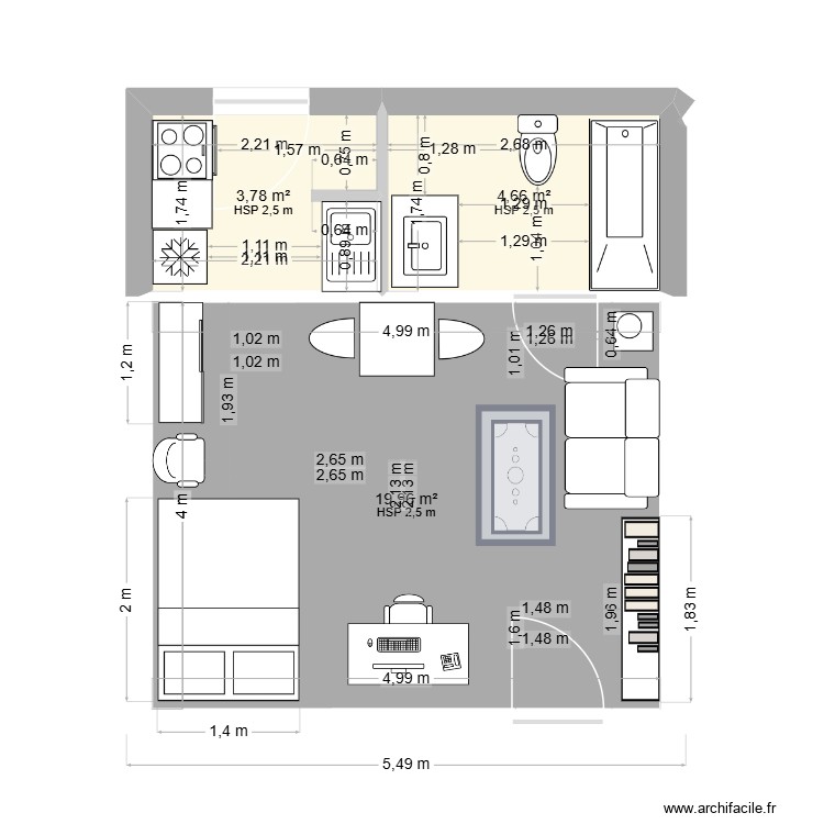 T1 SONMOI. Plan de 0 pièce et 0 m2