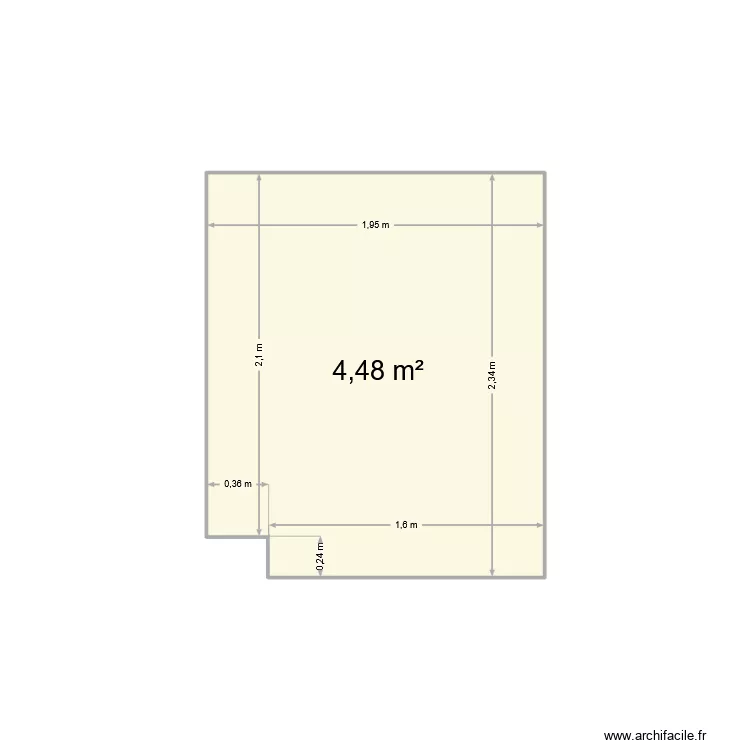 Sdb. Plan de 1 et 4 m² Sdb. Plan de 1 et 4 m²