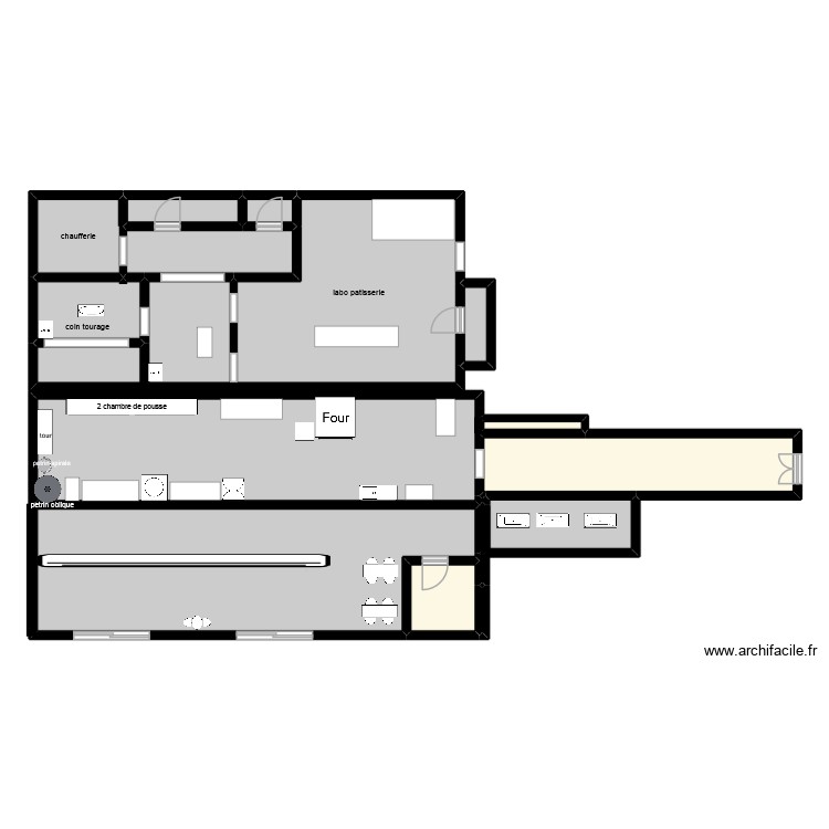 labo feerie. Plan de 0 pièce et 0 m2