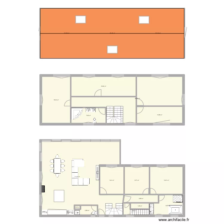 Maison St Maurice 2. Plan de 18 pièces et 307 m²