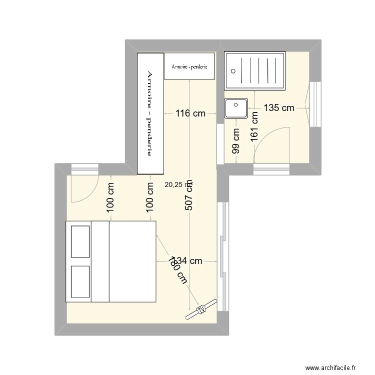 Suite parentale . Plan de 0 pièce et 0 m2