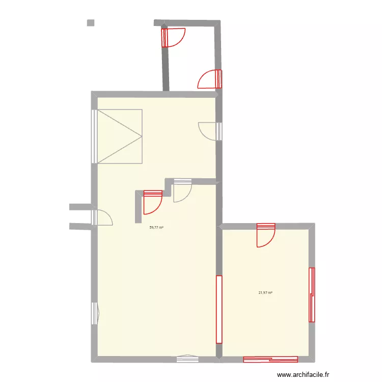 kervao. Plan de 0 pièce et 0 m2