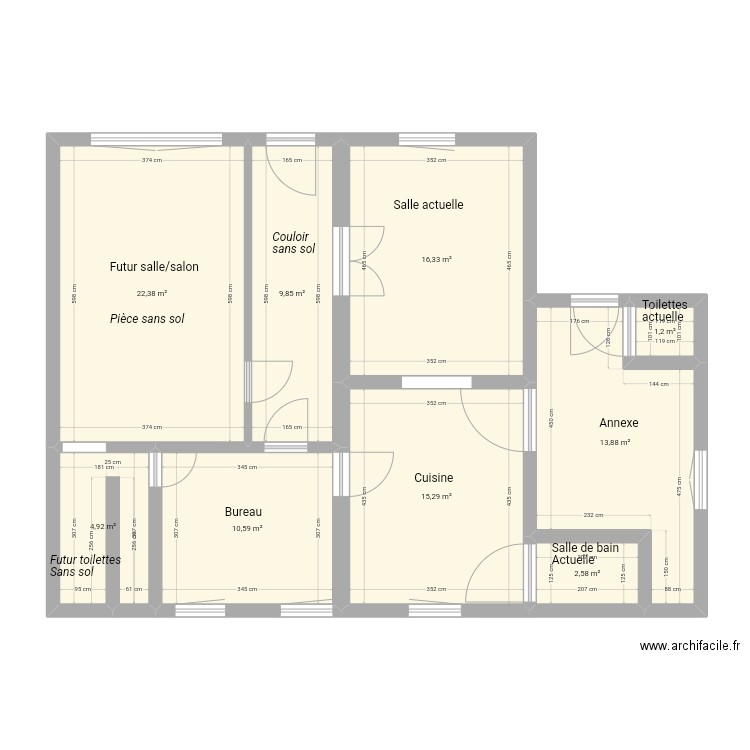 Rdc. Plan de 0 pièce et 0 m2