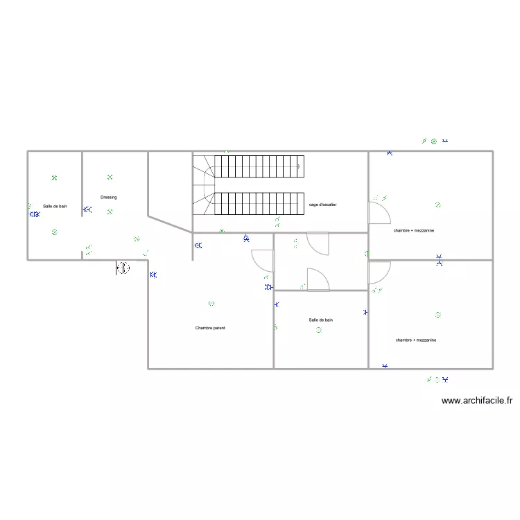boden 2 eme &eacute;tage. Plan de 