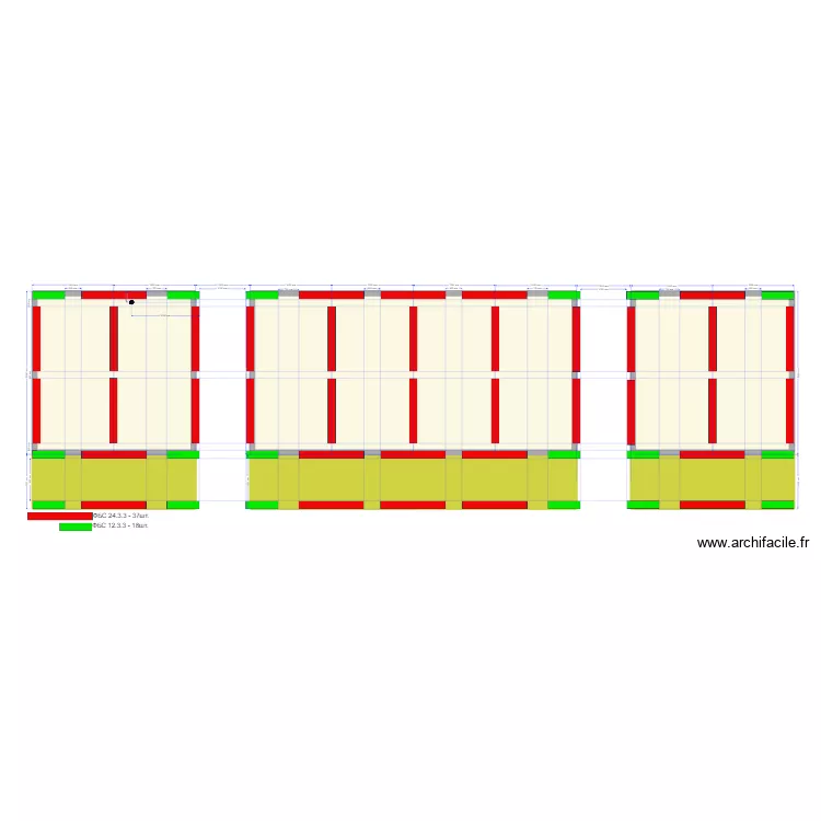 Фундамент Мысовое. Plan de 
