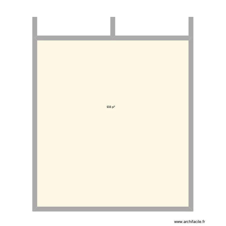 al.. Plan de 1  et 87 m²