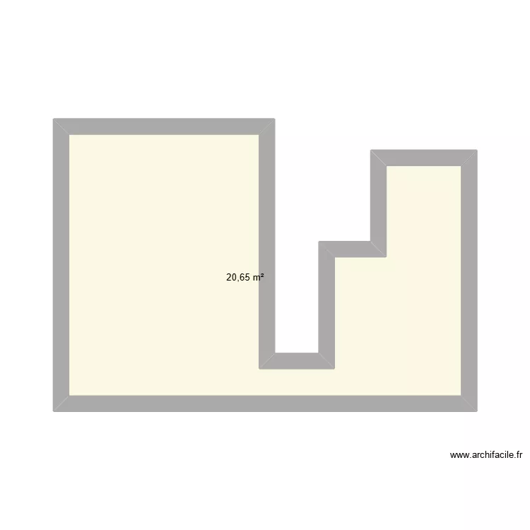 mezzanine. Plan de 1 et 21 m² mezzanine. Plan de 1 et 21 m²