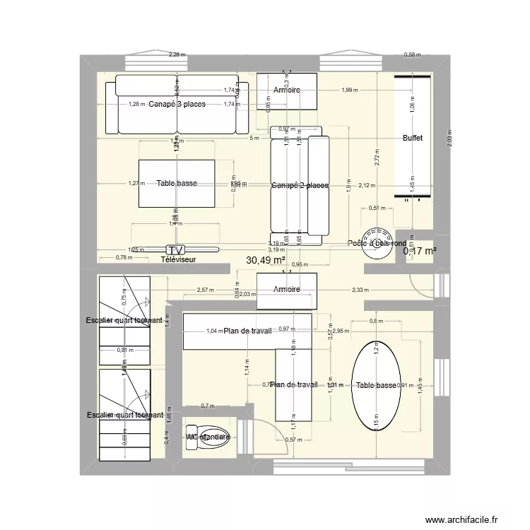 RDC Floralies 33 V2. Plan de 2 et 31 m² RDC Floralies 33 V2. Plan de 2 et 31 m²