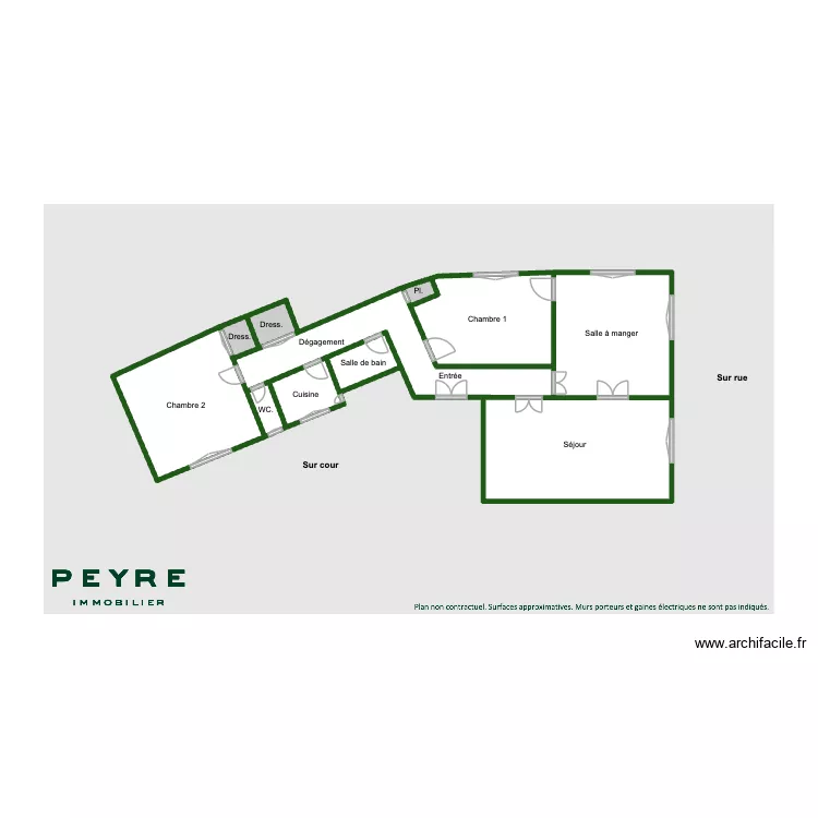 plan appartement place du colonel fabien. Plan de 9 Pièces et 40 m²