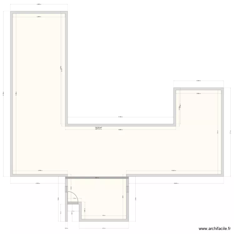 DELAMARRE 2.2. Plan de 1 et 151 m² DELAMARRE 2.2. Plan de 1 et 151 m²