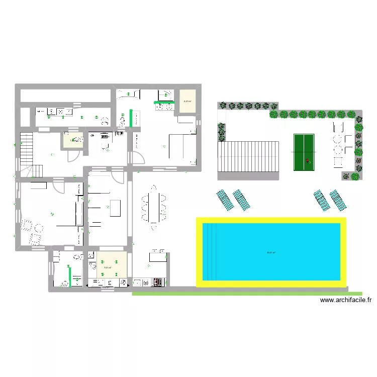 AMBOLO lights Outlook. Plan de 5  et 54 m²