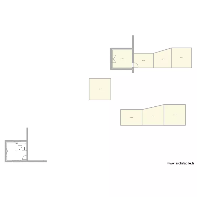 HUPON. Plan de 9  et 103 m²