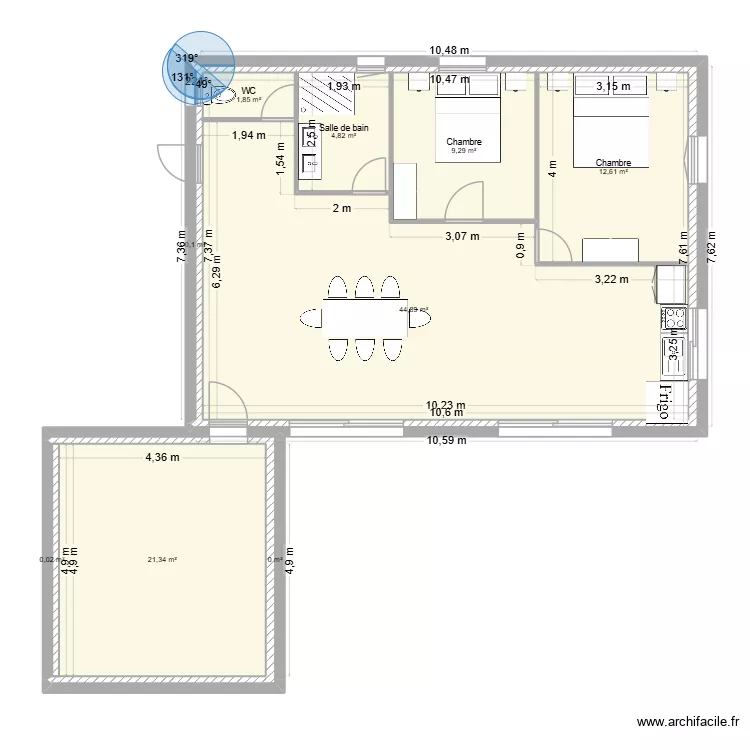 dagneaux. Plan de 10 et 95 m² dagneaux. Plan de 10 et 95 m²
