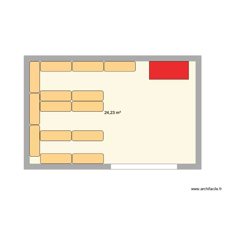 Garage. Plan de 1 et 24 m² Garage. Plan de 1 et 24 m²