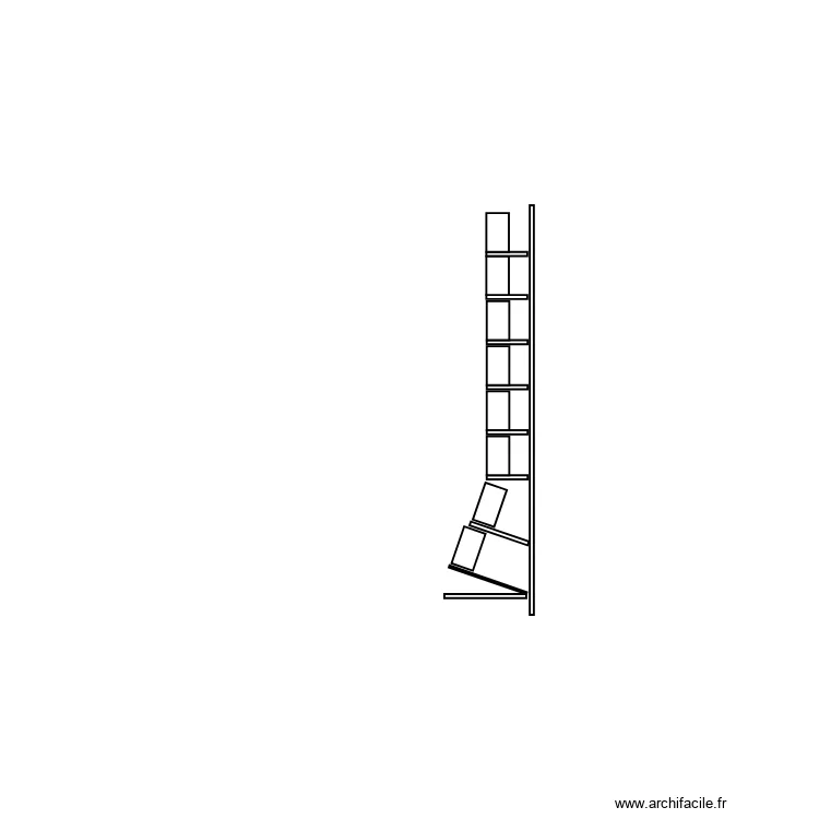 Presentoir Librairie June 19*11. Plan de 