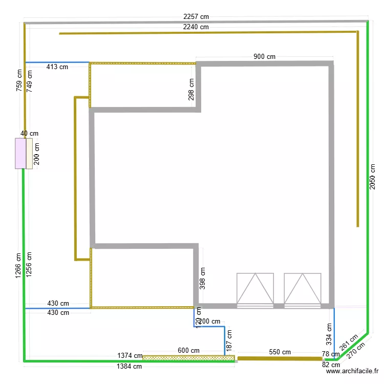 Plan implantation projet 1. Plan de Plan implantation projet 1. Plan de