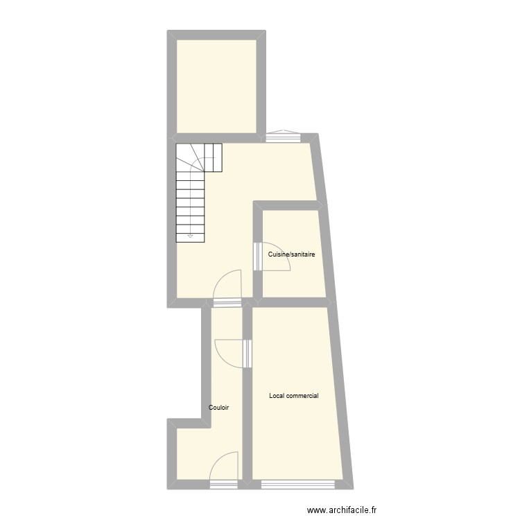 MIRANDA. Plan de 5 pièces et 41 m2