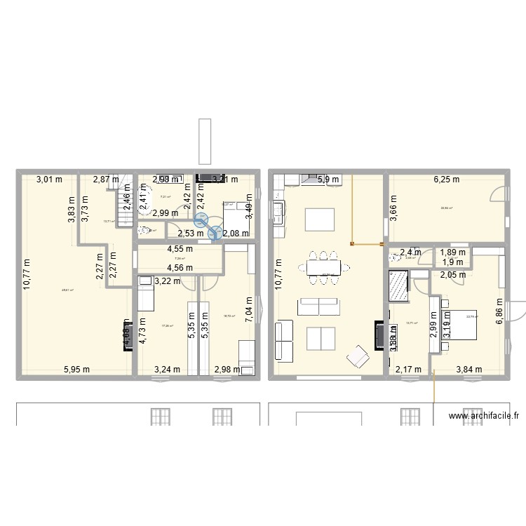 SAINT MO VDEFPASDEF. Plan de 15 pièces et 255 m2