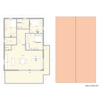 Plan maison en long sur base Tiro