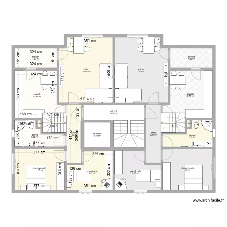 celaliye 1256/5 giris ve arakat modifier. Plan de 
