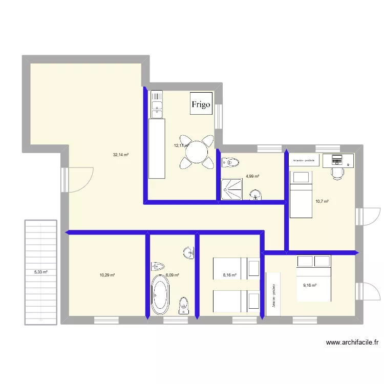 Casa de casar de palomero. Plan de 