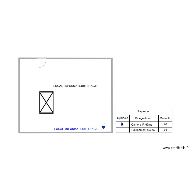 Plan vidéo loca info étage camp dla prop. Plan de 0 pièce et 0 m2