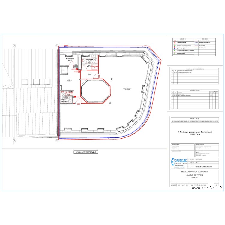 Ex TATI R+6. Plan de 0 pièce et 0 m2